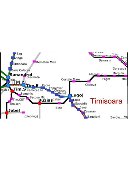 Ivan și Asociații - Modernizarea liniei feroviare Caransebeș – Timișoara – Arad,  Lot 4 Ronat Triaj Gr. D - Arad